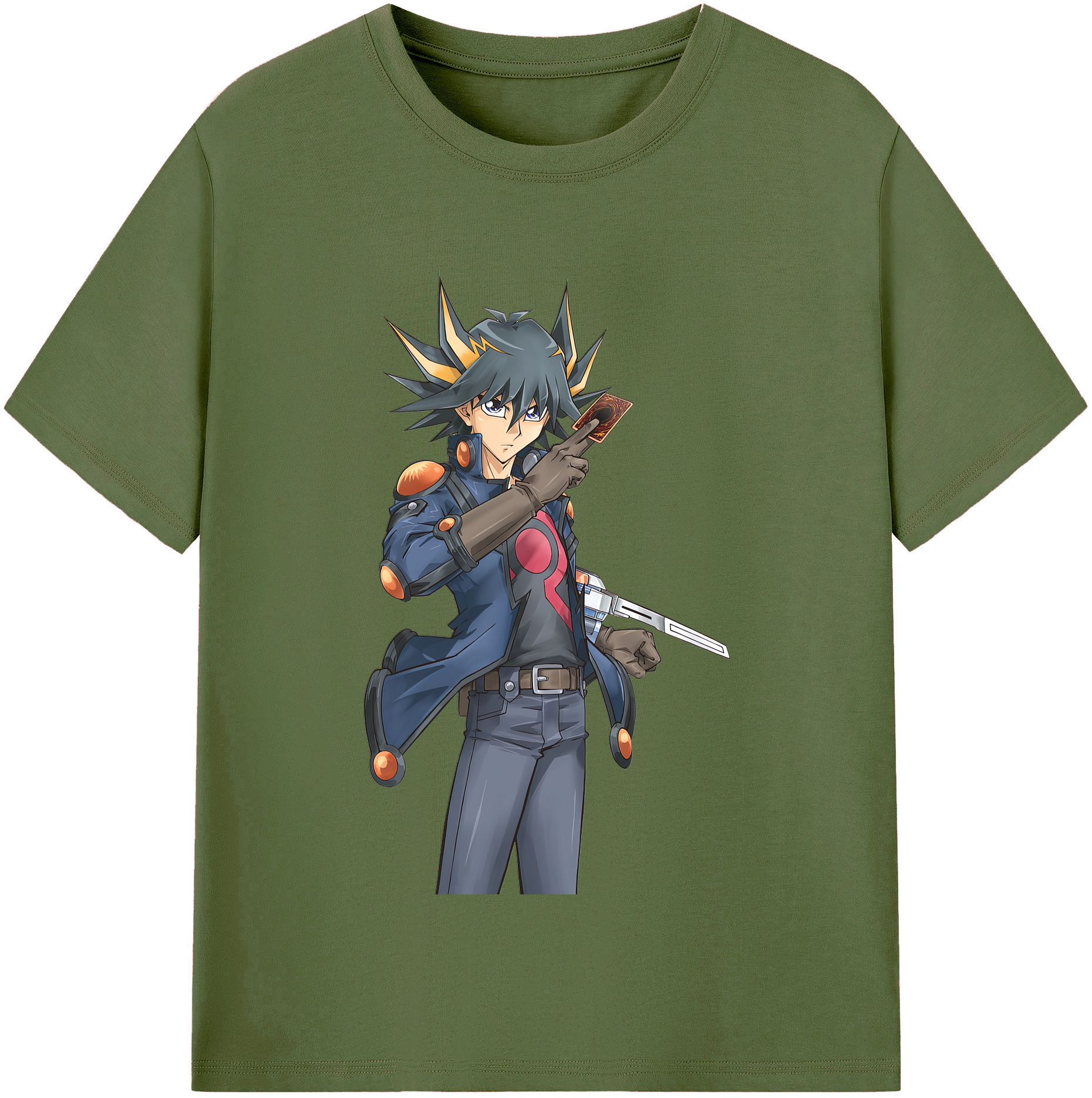 （画像用） 遊☆戯☆王 Yu-Gi-Oh! 綿100％半袖Tシャツ（フロントプリント）